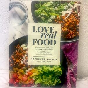 Love real Food cookbook for vegetarians